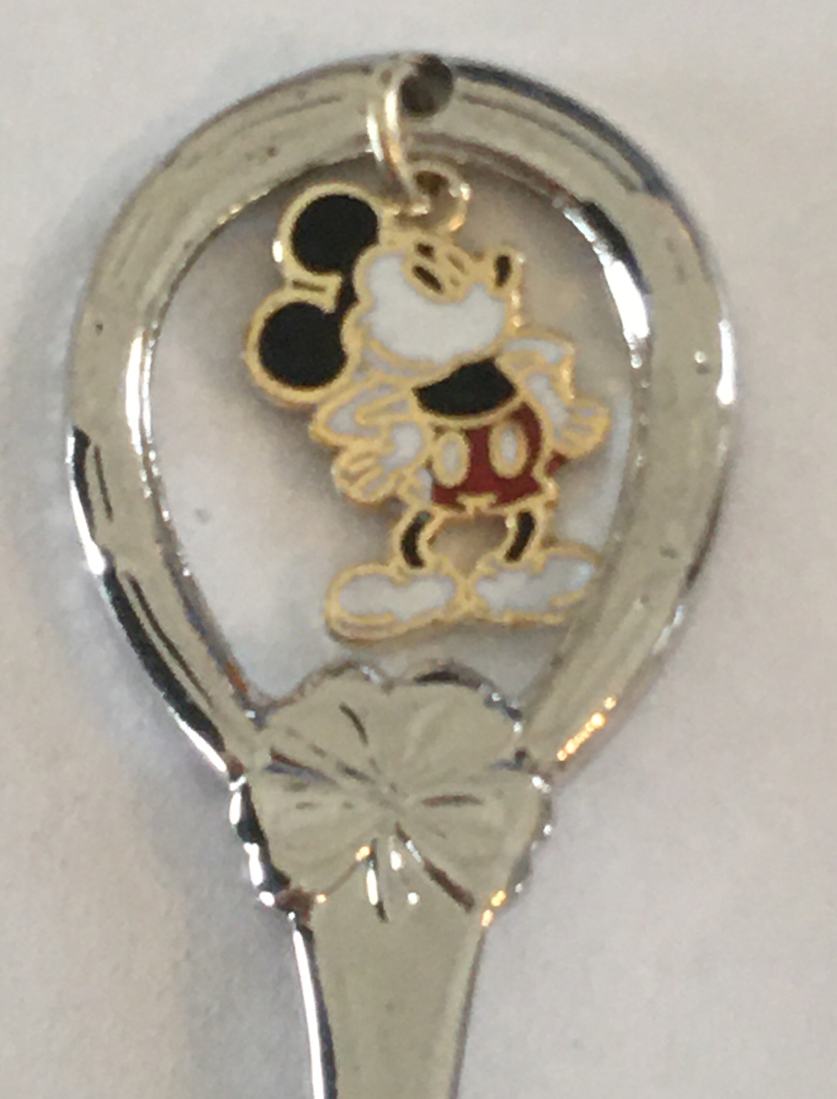 Vintage Walt Disney World Mickey Mouse Collectible Souvenir Spoon