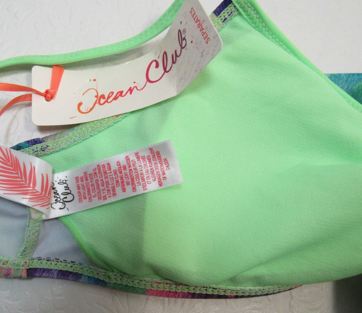 Bas De Bikini Ocean Club Taille 8 - Neuf Avec étiquettes, Couleur Multicolore, Pour Femme