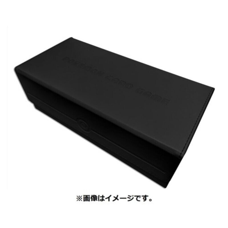 Pokemon Center Original High Class Long Deck Case Black Pokemon Center Original High Class Long Deck Case Black
