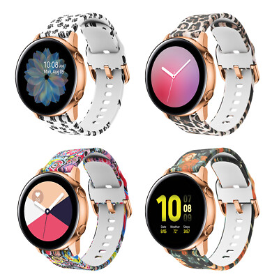 For Samsung Galaxy Watch Active 40mm 44mm Silicone Printing