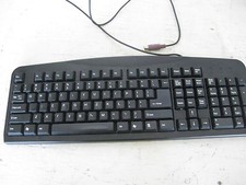 Standard Black Windows Keyboard w/ PS/2 Connector, Model No. KBJ-006B