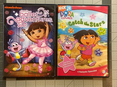 Dora the Explorer DVD LOT- Catch the Stars & Dora's Ballet