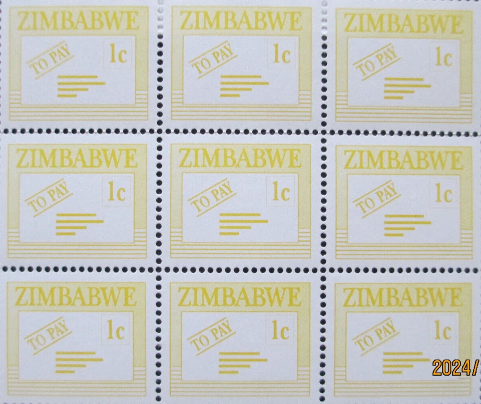 Zimbabwe - Envío 1988 - Hojas completas ~ Como nuevo nunca montado Foto 3 de 4