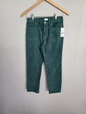PacSun Kid's Dark Green Corduroy Pants Size 10 NWT's B2 
