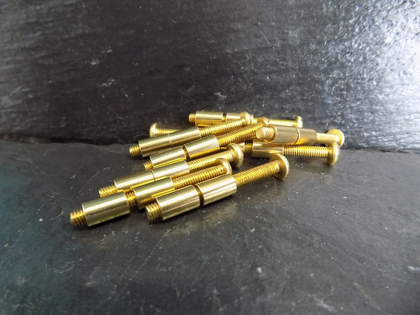 5 PAIR OF 6MM BRASS LOVELESS BOLTS KNIFE MAKING HANDLE SCALES eBay