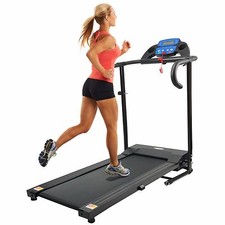 TREADMILL Folding Running Machine Motorised Electric Fitness New by NERO SPORT