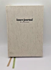 Inner Journal & Planner (Fabric Cover, 350 Pages) Daily Planning, Vision Board
