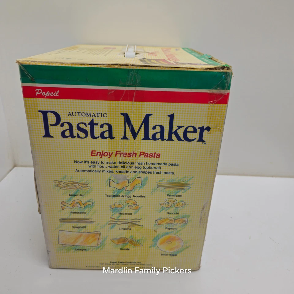 Popeil Automatic Pasta & Sausage Maker 12 Dies w/ Dryer Vintage As Seen On TV - Image 2 of 4