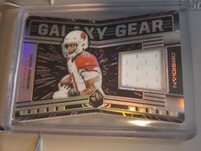 2019 Obsidian David Johnson Galaxy Gear Die Cut Jersey Relic #031/100 