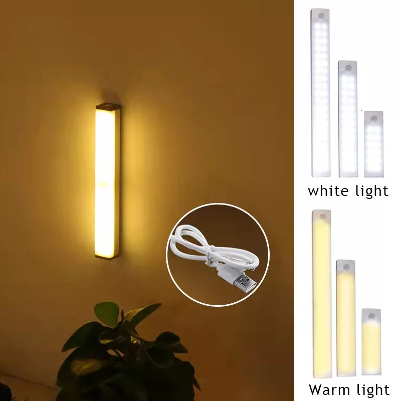 Lampe Led À Détecteur De Mouvement Sans Fil Veilleuse À Batterie Lampe D' R