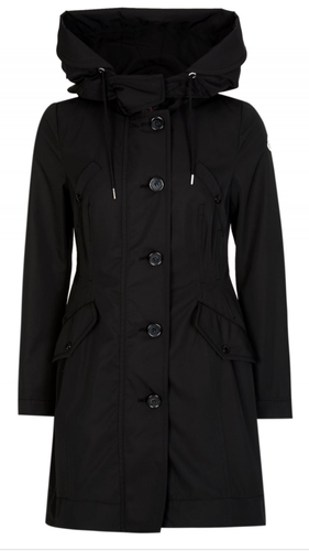 NWT Auth. MONCLER Black AUDREY Rain 