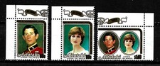 AITUTAKI, SCOTT #247-249, MNH SET - ROYAL WEDDING PRINCESS DIANA, PRINCE CHARLES