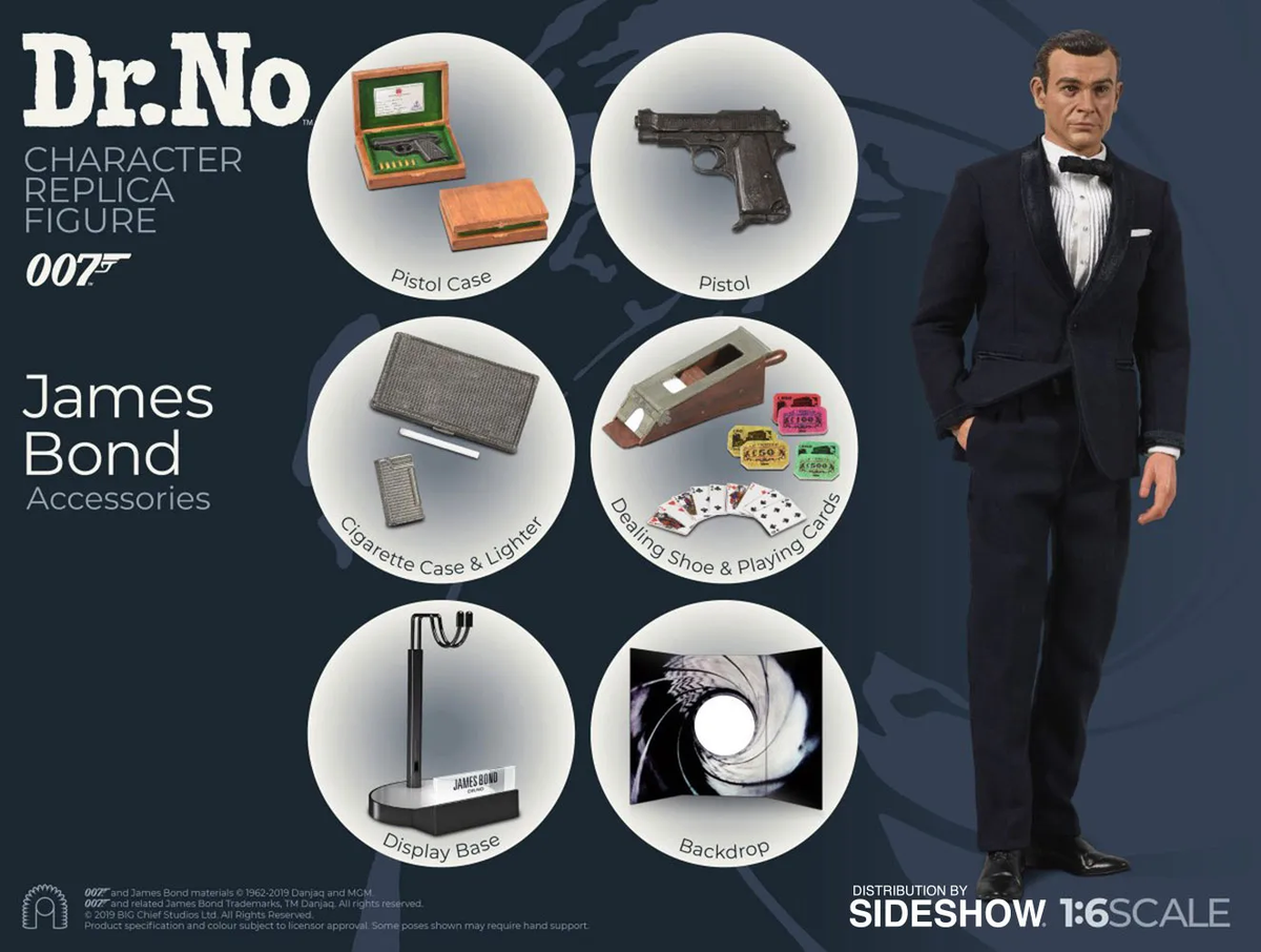 Buy BIG CHIEF STUDIO'S BCJB0016 1/6 DR.NO MOVIE - JAMES BOND