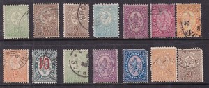 BULGARIA ^^^^^x14  Rarer used  LIONS  CLASSICS hcv@ xdco3910bulg