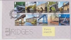 TALLENTS PMK GB ROYAL MAIL FDC FIRST DAY COVER  2015 BRITISH BRIDGES STAMP SET