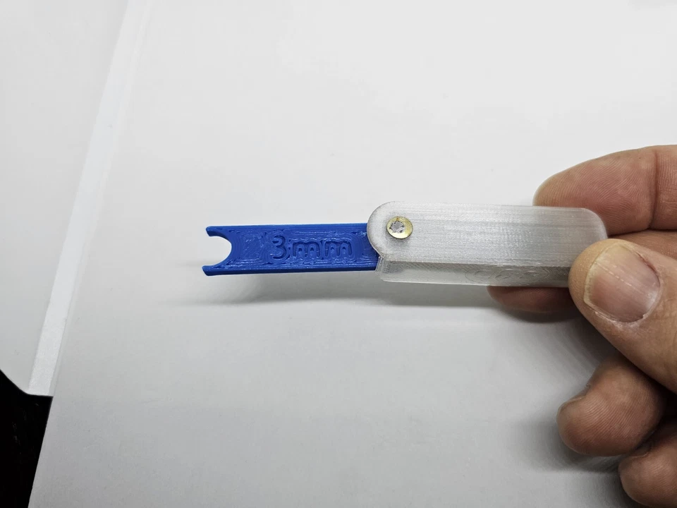 Losi Nascar shock height spring preload setting tool 3 2 1 .75 .5 .25mm gauges  - Image 4 of 4