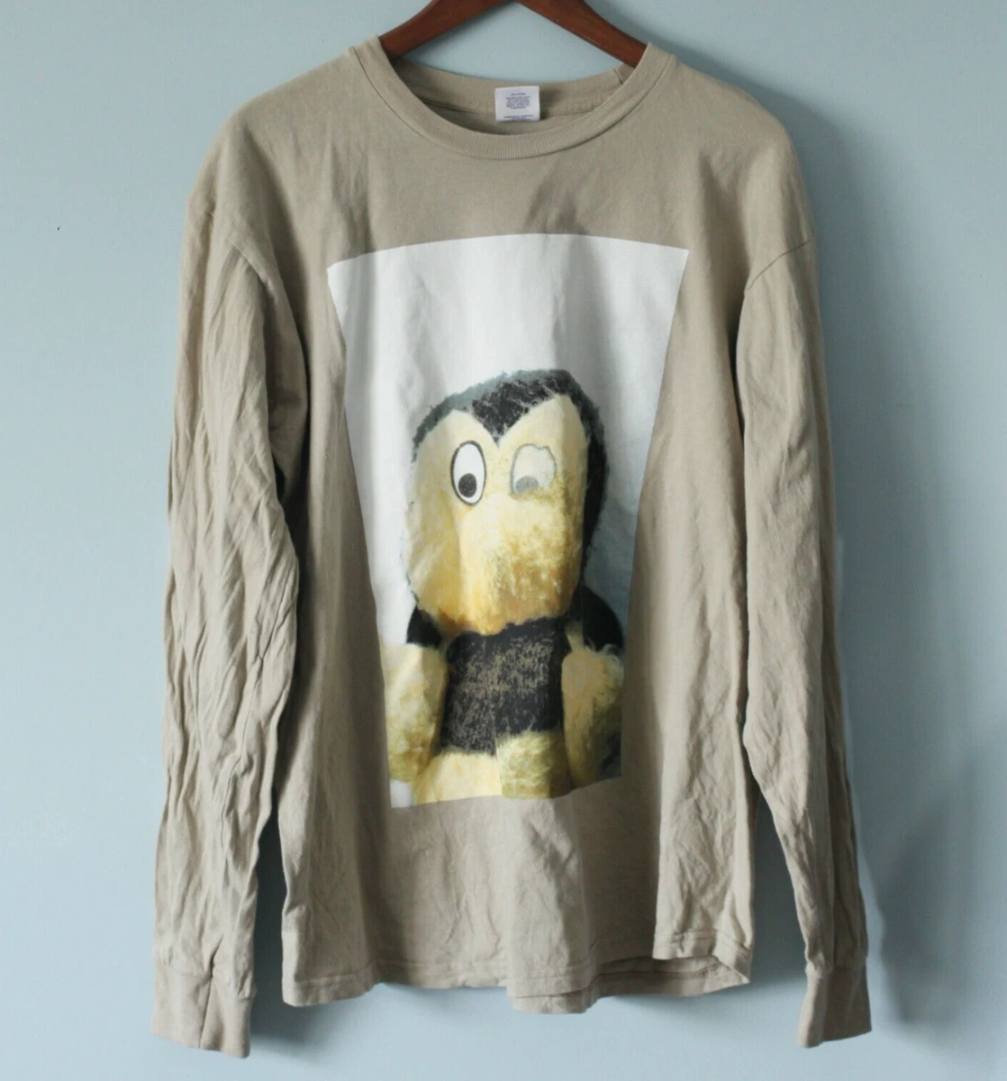 Supreme x Mike Kelley AhhYouth! Size Large Tee Long Sleeve Beige