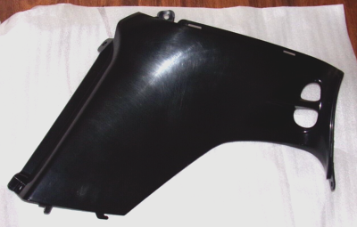 SUZUKI LTZ400, KAWASAKI KFX400 RIGHT SIDE BODY PANEL, FENDER BLACK