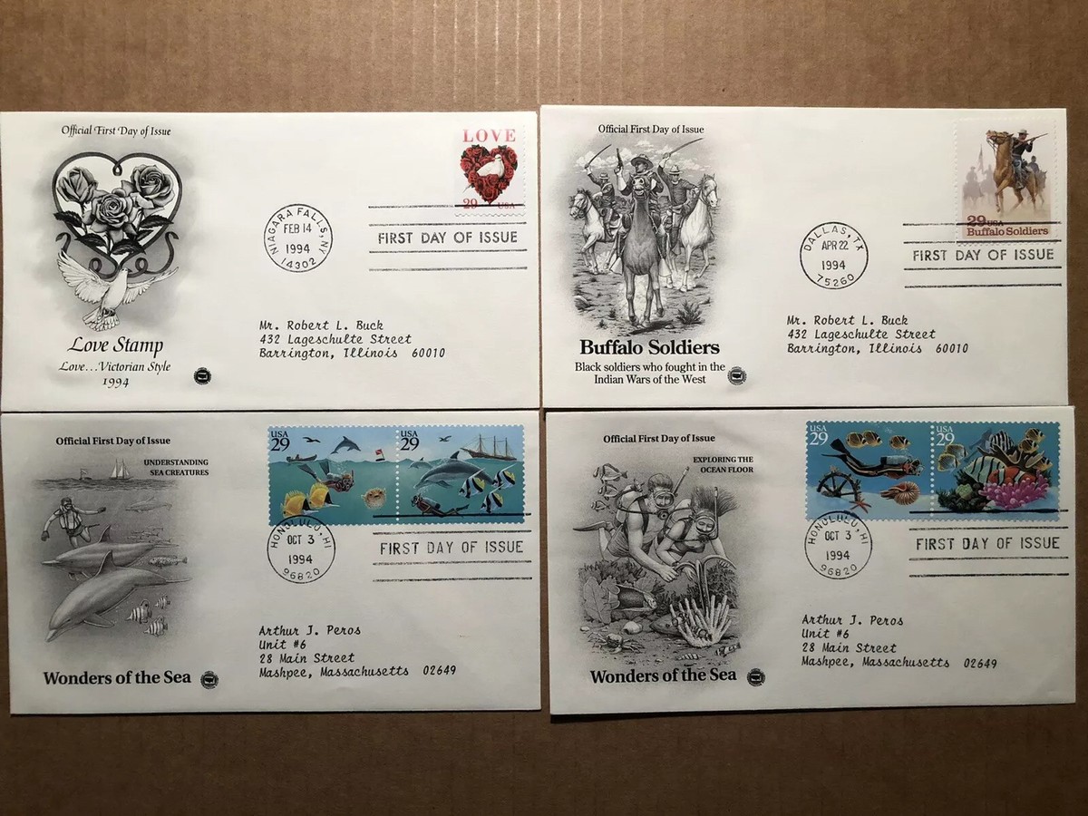 44 DIFFERENT FDC'S FROM 1986-1994 | eBay