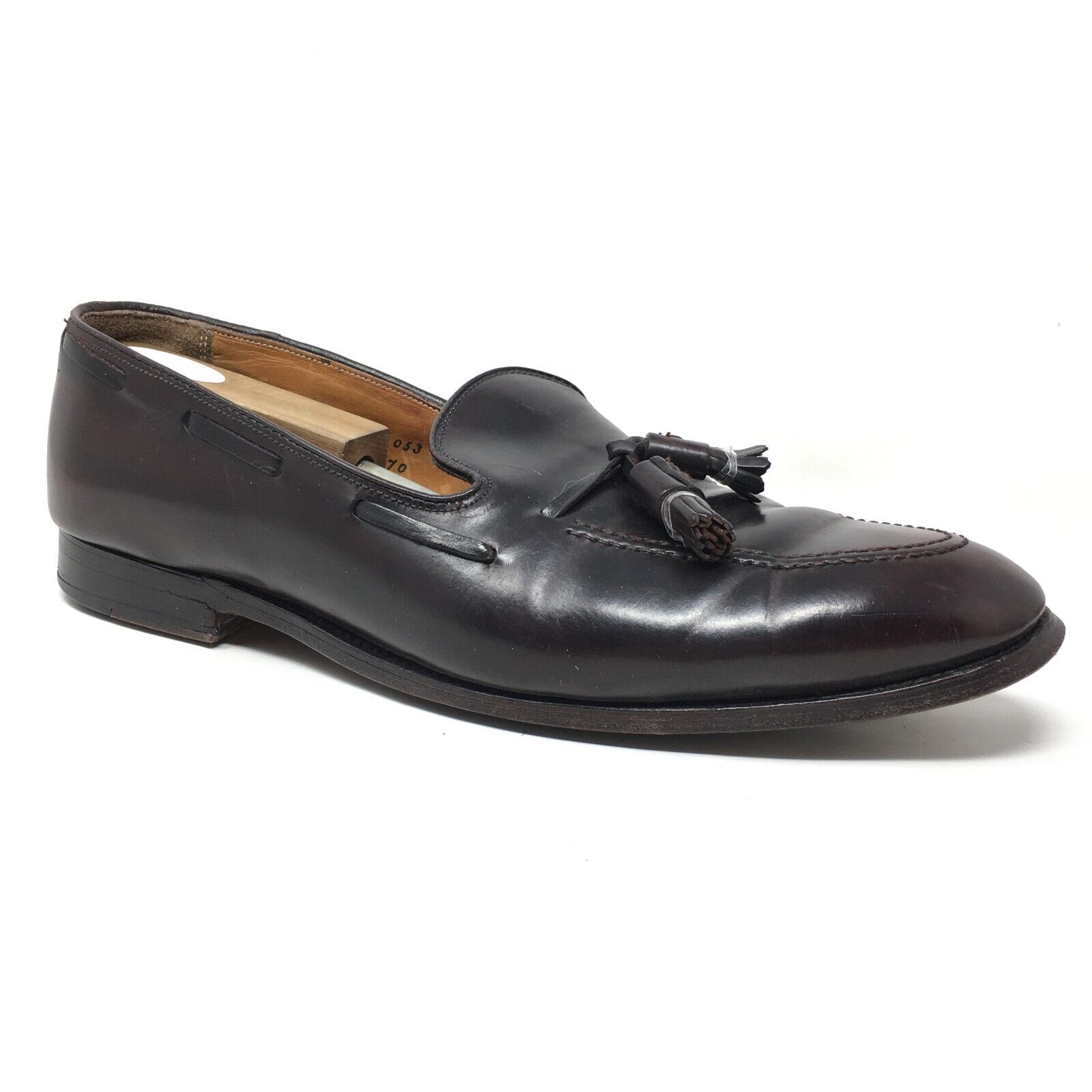 Alden 3670 Color 8 Shell Cordovan Tassel Loafer