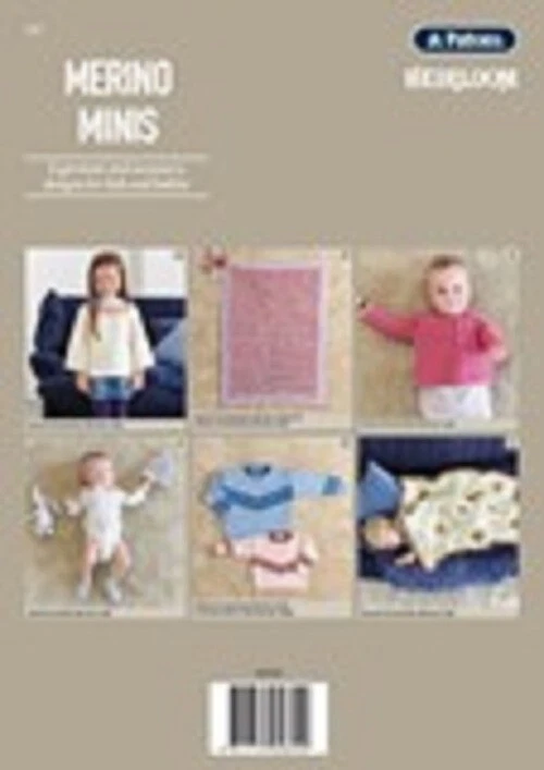 PATONS HEIRLOOM PATTERN BOOKLET #111 MERINO MINIS - Image 2 of 4