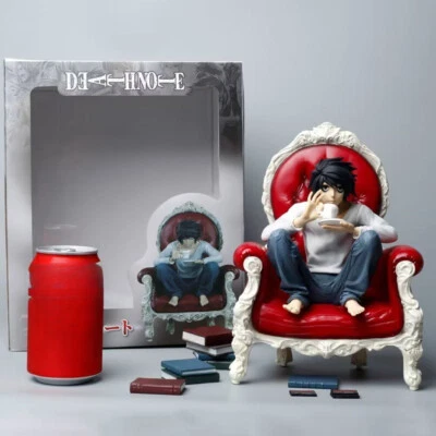 Anime DEATH NOTE L·Lawliet Action Figures PVC Sitting Posture
