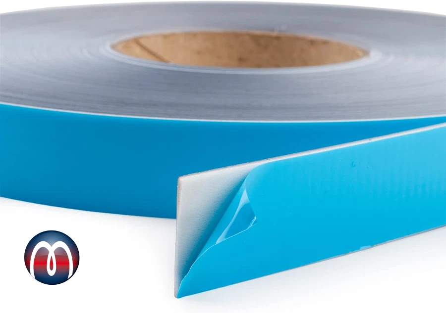 Metallband selbstklebend weiß, Breite 25 mm, Rolle 30 m - Haftgrund für Magnete - Bild 3 von 4