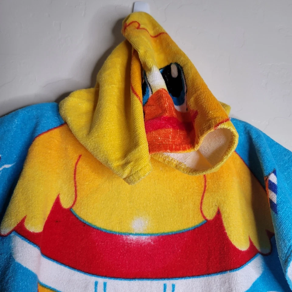 Toalla de playa con capucha para niños de playa pato con capucha Foto 2 de 4