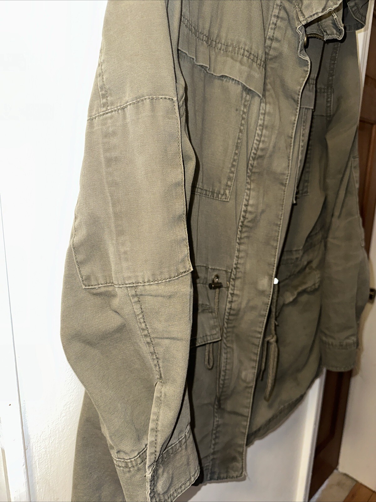 UNIVERSAL THREAD Army Green Fall Jacket ZIP/SNAP … - image 5