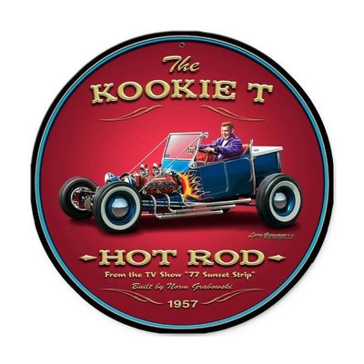 Larry Grossman The Kookie T Bucket Old School Hot Rod Retro Blechschild Schild