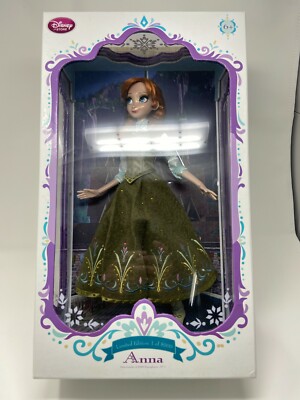 ANNA (Green Dress) Disney Store Exclusive Frozen Limited