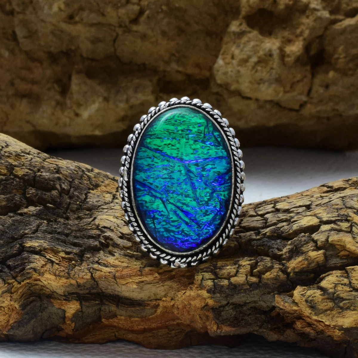 Acquista Anello In Argento Sterling 925 Con Gioielli Fatti A Mano Con Pietra Preziosa Tormalina - Foto 11