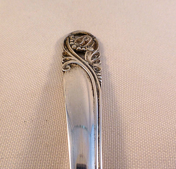 Spring Glory-International Sterling Pierced Table Serving Spoon - Image 2 of 3