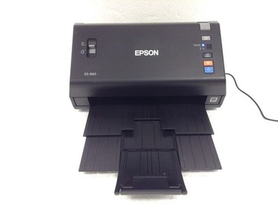 Epson DS-860 Color Document Scanner J351A w/170K Scans, No Ac Adapter, READ