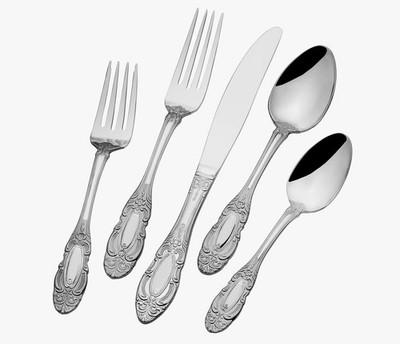St. James Countess 80pc Flatware Set 18/10 Stainless Steel Service for 16
