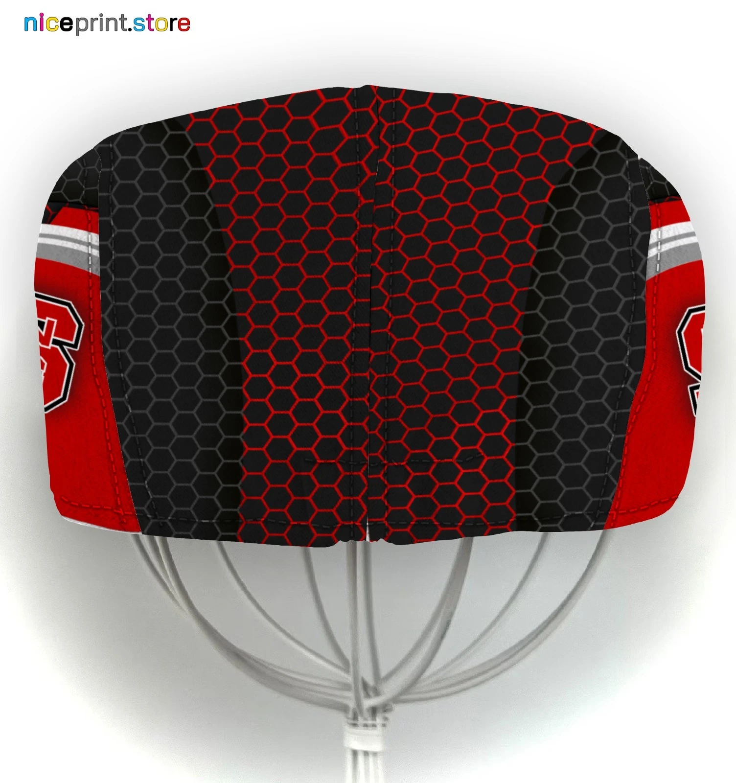 NC State Team Wolfpack Jeff Cap NCAA Driver Cap NCAA Golf Cap NCAA Flat Cap