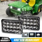 Pair Fit John Deere Gator LED Headlight 4X2 6X4 Utility Vehicle Offroad Headlamp
