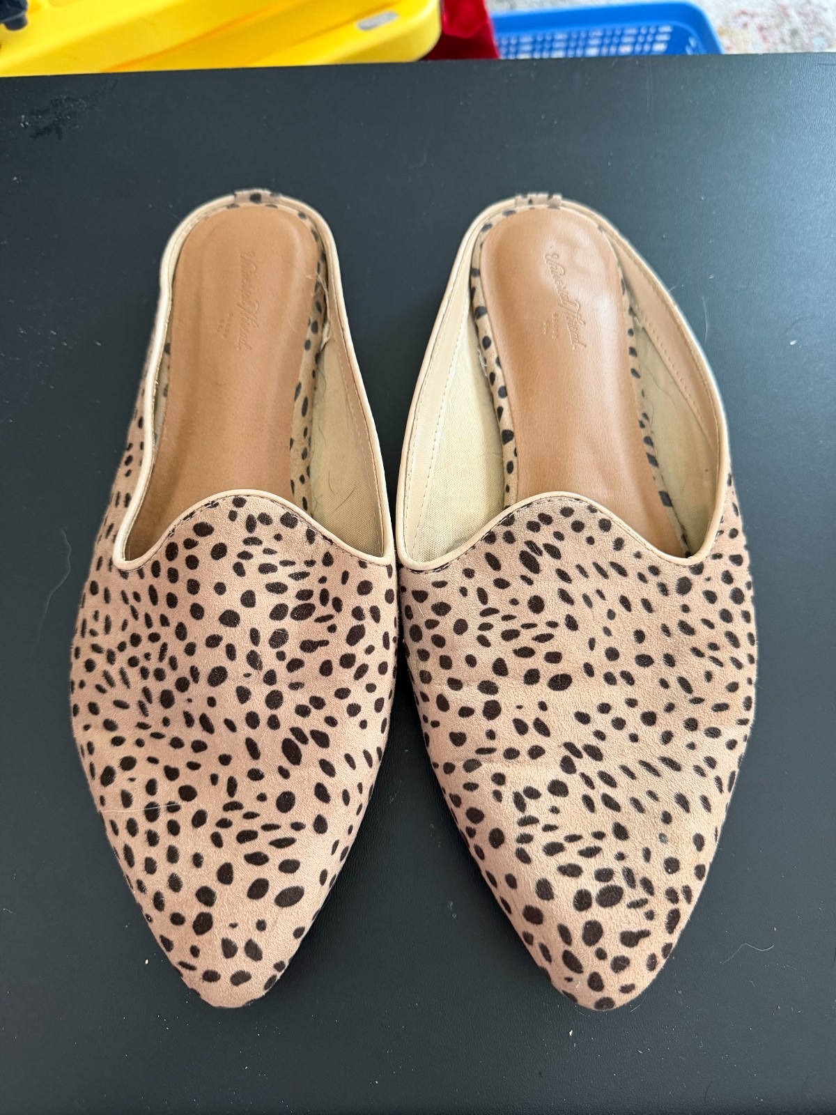 Universal Threads Leopard Print Slide on Flats in… - image 1