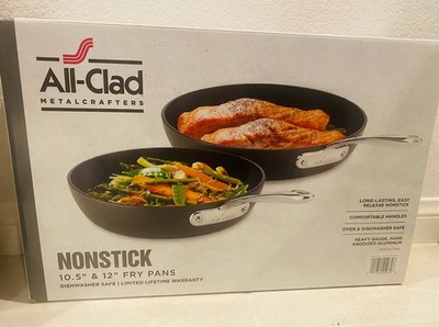 All-clad Essentials 10.5'' and 12'' Non-Stick Fry Pan Set **BRAND NEW