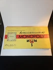 Vintage Monopoly Board Game 1954 Parker Brothers Original Box Complete