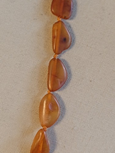 Collier Ambre 61,5 cm - 11,2 g Bijoux Vintage - Foto 2 di 5