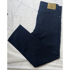 Calvin Klein Jeans Men  s Straight Fit 32x30 Vintage CK Navy New Without Tags