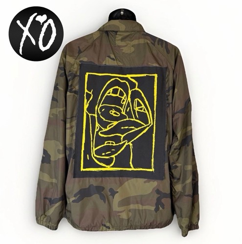 The Weeknd Camouflage Coach Patch XO Jacket Windbreaker Rare 2017 Limited Drop M