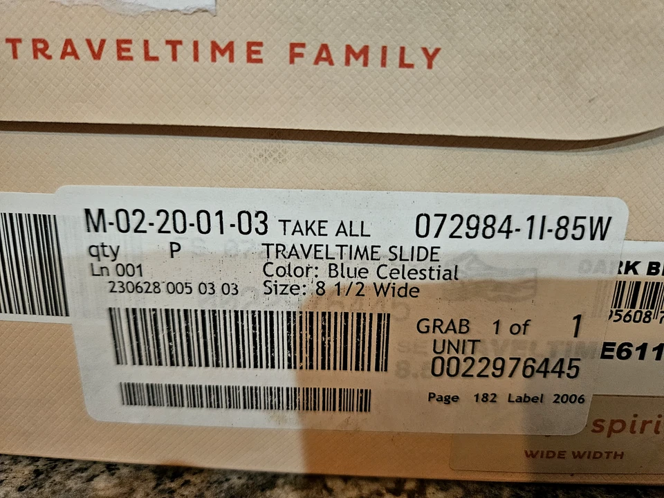 Easy Spirit Traveltime 一脚蹬运动鞋 天蓝色 8.5 W — 第 3/3 张图片