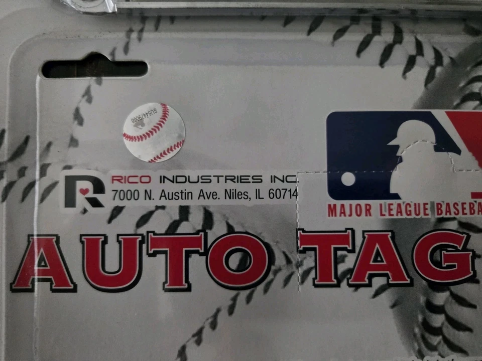 Atlanta Braves MLB Rico Industries License Plate Auto Tag Frame NEW SEALED 2013 - Image 3 of 4