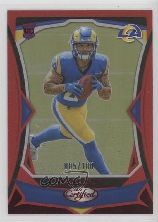 2024 Certified Rookies Red Mirror 5/100 Blake Corum #160 Rookie RC