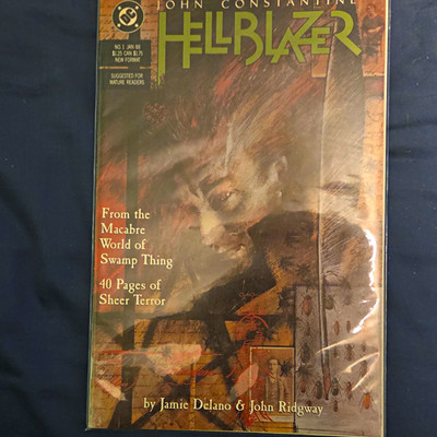 DC Hellblazer #1 (1988) John Constantine Comic Jamie Delano John Ridgway