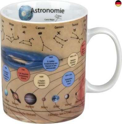 Könitz Wissensbecher Astronomie, Porzellan, 1-Pack