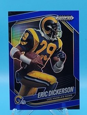 2025 Panini Prizm Black Eric Dickerson Blue Prizm #34/199