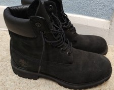 Timberland Premium 6‑Inch Waterproof Boots (Men’s, Black) – Excellent Condition